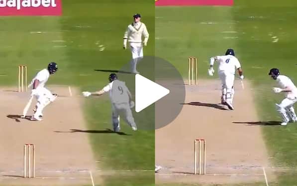 [Watch] Pujara Falls Short Of A Century After Comical Run Out In County Championship